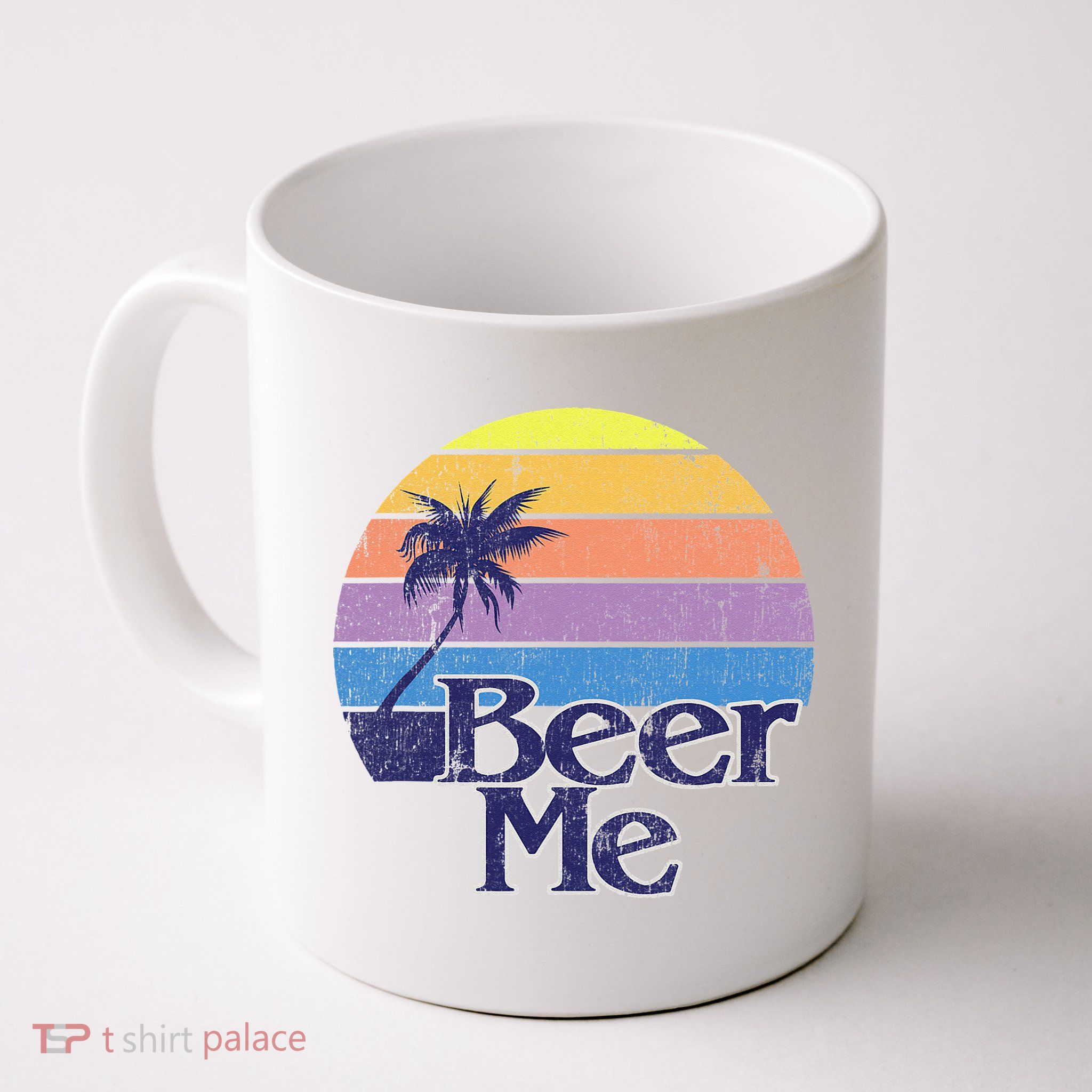 Funny Beer Humor Vintage Retro California Beach Fashion Mug