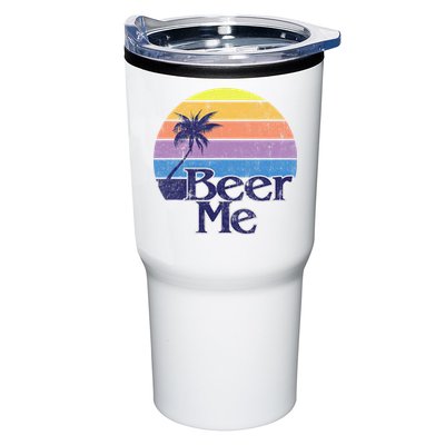 Funny Beer Humor Vintage Retro California Beach Fashion Tumbler