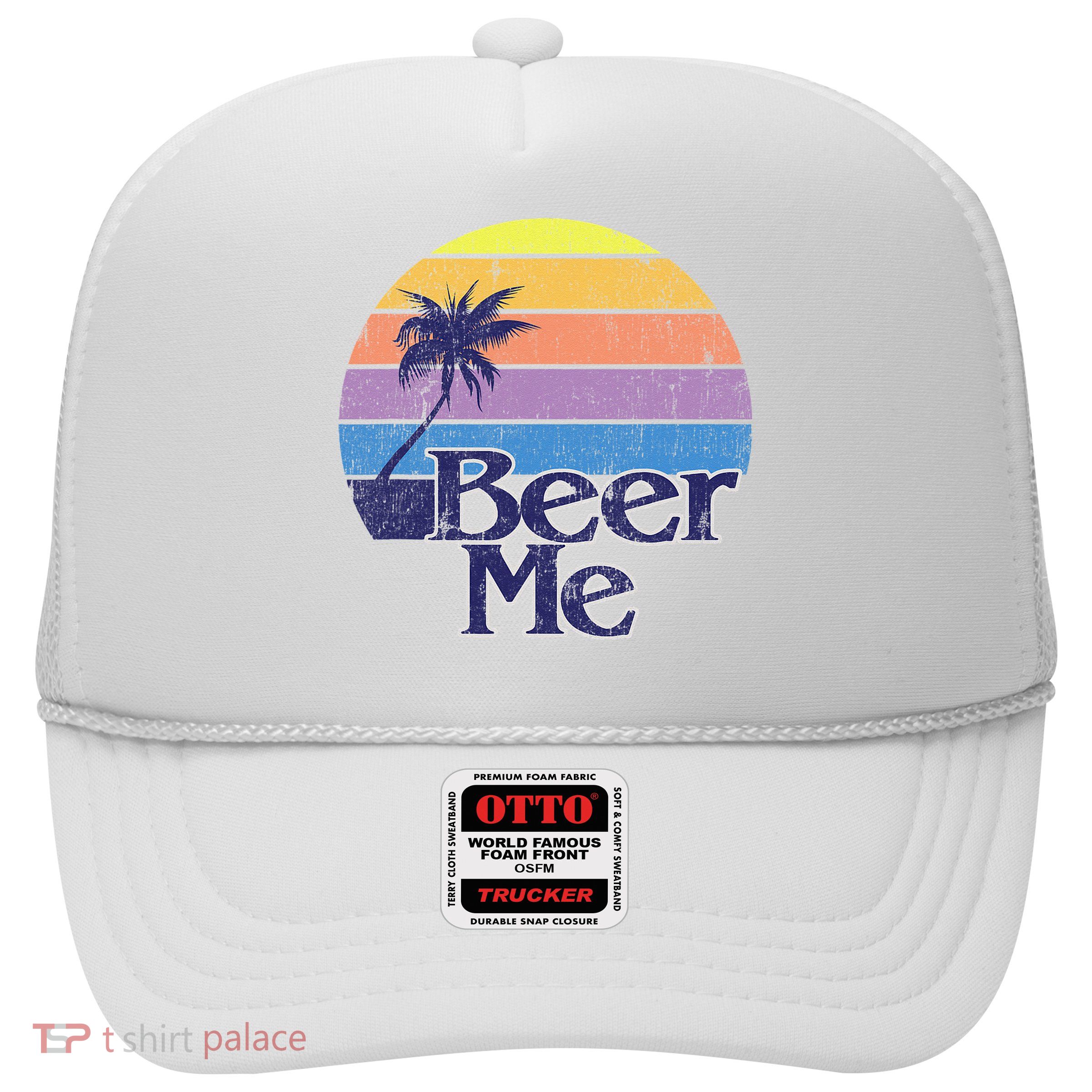 Funny Beer Humor Vintage Retro California Beach Fashion Trucker Hat