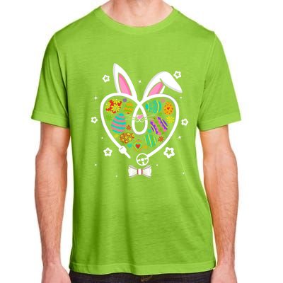 Funny Bunny Heart Trucker Eggs Hunting Easter Day Gift Adult ChromaSoft Performance T-Shirt