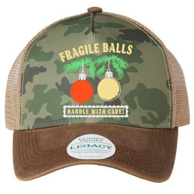 Fragile Balls Handle With Care Christmas 2024 Legacy Tie Dye Trucker Hat