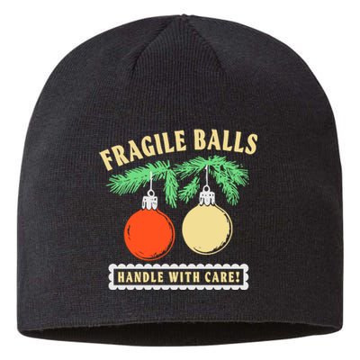 Fragile Balls Handle With Care Christmas 2024 Sustainable Beanie