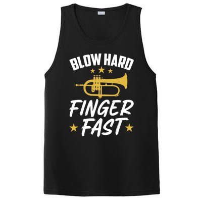 Flügelhorn Blow Hard Finger Fast Funny Flugelhorn Meaningful Gift PosiCharge Competitor Tank