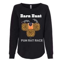 Funny Barn Hunt Barn Hunt The Fun Rat Race With Cute Rats Womens California Wash Sweatshirt