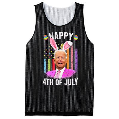 Funny Biden Happy 4th Of July Confused Easter Biden Bunny Mesh Reversible Basketball Jersey Tank