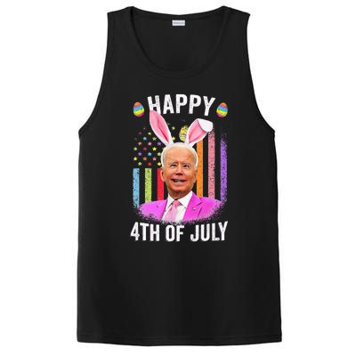 Funny Biden Happy 4th Of July Confused Easter Biden Bunny PosiCharge Competitor Tank