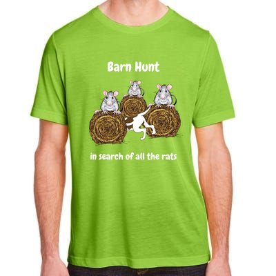 Funny Barn Hunt In Search Of All The Rats Gift Adult ChromaSoft Performance T-Shirt