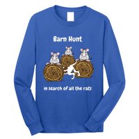 Funny Barn Hunt In Search Of All The Rats Gift Long Sleeve Shirt