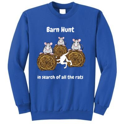 Funny Barn Hunt In Search Of All The Rats Gift Sweatshirt