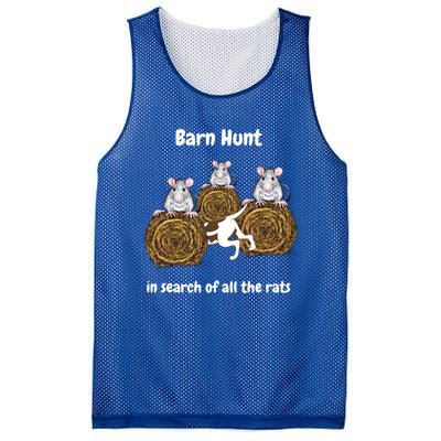 Funny Barn Hunt In Search Of All The Rats Gift Mesh Reversible Basketball Jersey Tank