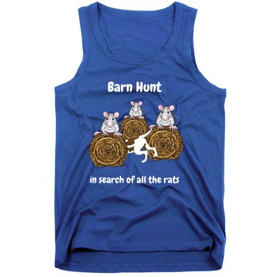 Funny Barn Hunt In Search Of All The Rats Gift Tank Top