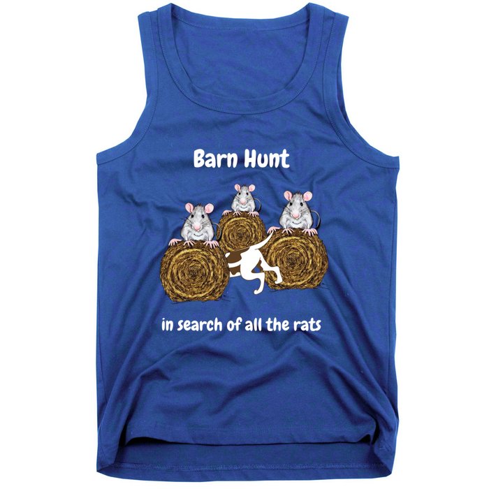 Funny Barn Hunt In Search Of All The Rats Gift Tank Top