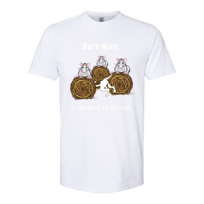 Funny Barn Hunt In Search Of All The Rats Gift Softstyle CVC T-Shirt