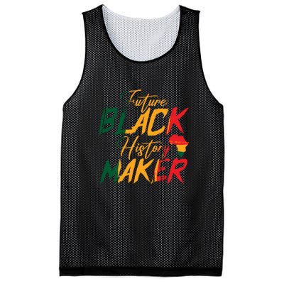 Future Black History Maker For Black History Month Gift Mesh Reversible Basketball Jersey Tank