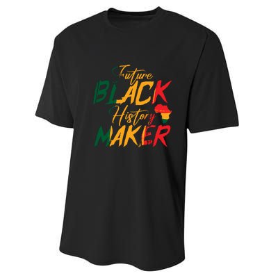 Future Black History Maker For Black History Month Gift Performance Sprint T-Shirt