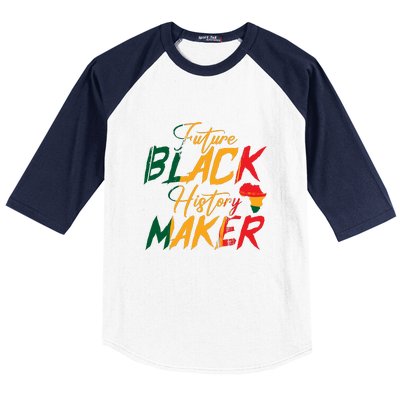 Future Black History Maker For Black History Month Gift Baseball Sleeve Shirt