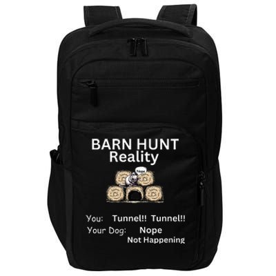 Funny Barn Hunt Tunnel Reality Not Happening With Cute Rat Impact Tech Backpack