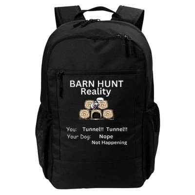 Funny Barn Hunt Tunnel Reality Not Happening With Cute Rat Daily Commute Backpack