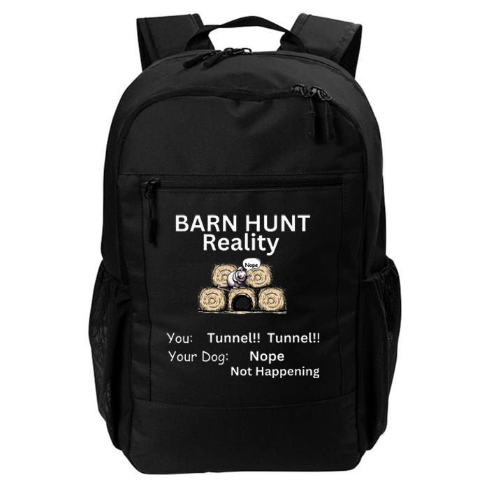 Funny Barn Hunt Tunnel Reality Not Happening With Cute Rat Daily Commute Backpack