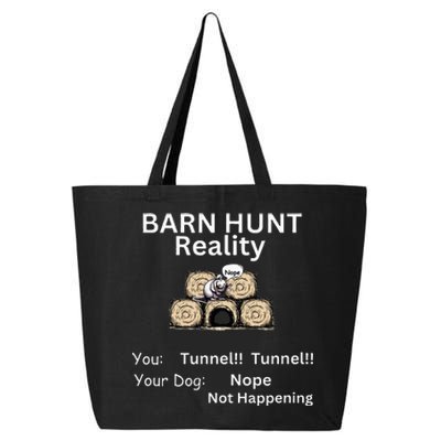 Funny Barn Hunt Tunnel Reality Not Happening With Cute Rat 25L Jumbo Tote