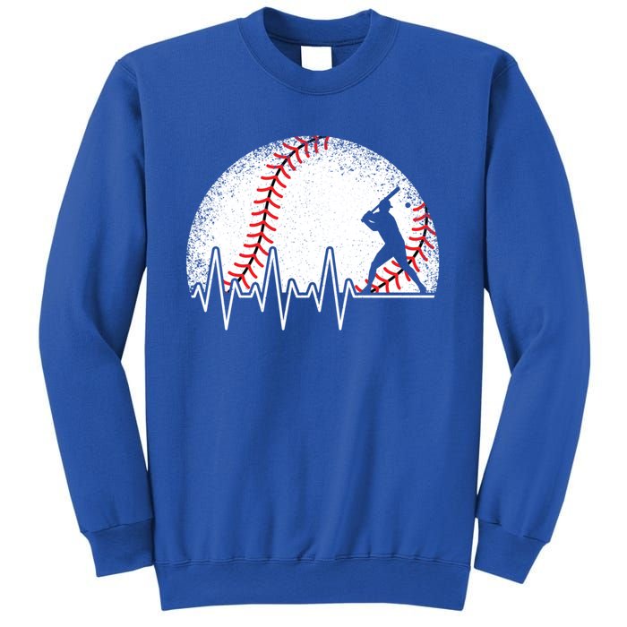 Funny Baseball Heartbeat Baseball Player Gift Sweatshirt