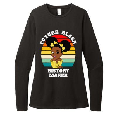 Future Black History Maker Juneteenth HBCU Afro Womens CVC Long Sleeve Shirt