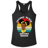 Future Black History Maker Juneteenth HBCU Afro Ladies PosiCharge Competitor Racerback Tank