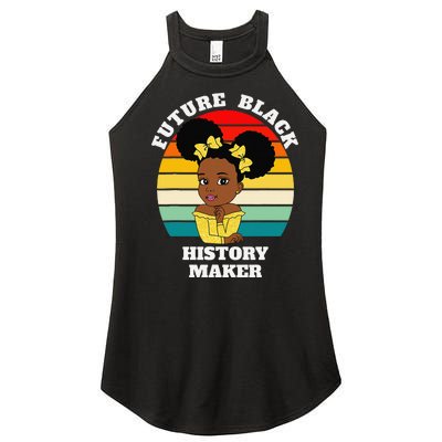 Future Black History Maker Juneteenth HBCU Afro Women’s Perfect Tri Rocker Tank