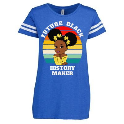 Future Black History Maker Juneteenth HBCU Afro Enza Ladies Jersey Football T-Shirt