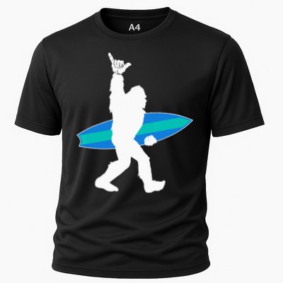Funny Bigfoot Hang Loose Gift For Shaka Aloha Surfer Lovers Performance Shirt