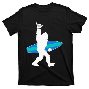 Funny Bigfoot Hang Loose Gift For Shaka Aloha Surfer Lovers T-Shirt