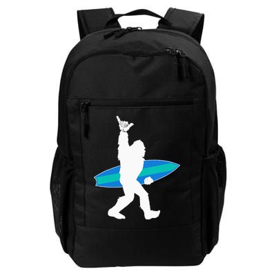 Funny Bigfoot Hang Loose Gift For Shaka Aloha Surfer Lovers Backpack