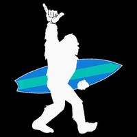 Funny Bigfoot Hang Loose Gift For Shaka Aloha Surfer Lovers Backpack
