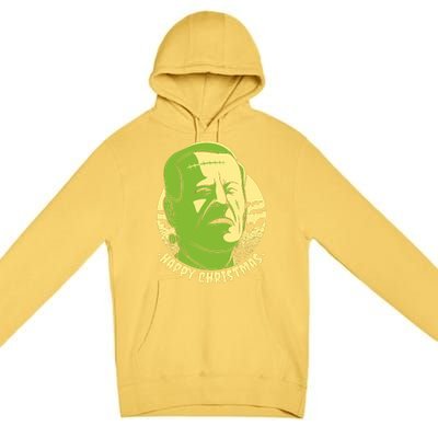 Frankenstein Biden Halloween Funny Premium Pullover Hoodie