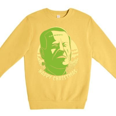 Frankenstein Biden Halloween Funny Premium Crewneck Sweatshirt