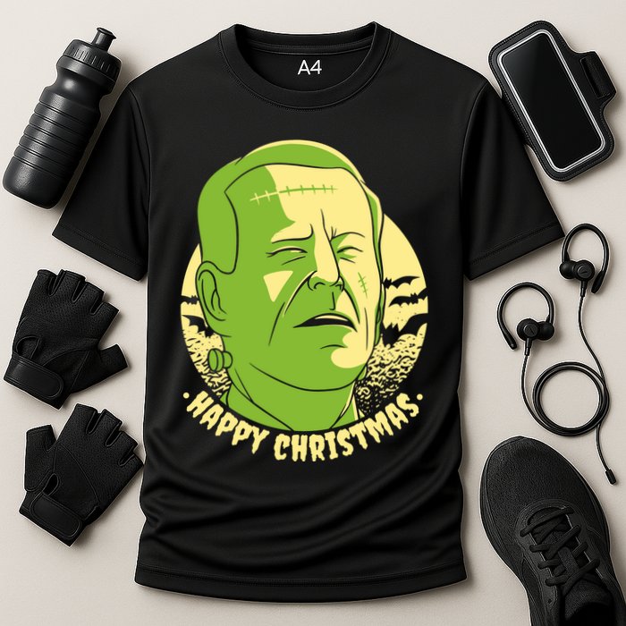 Frankenstein Biden Halloween Funny Cooling Performance Crew T-Shirt