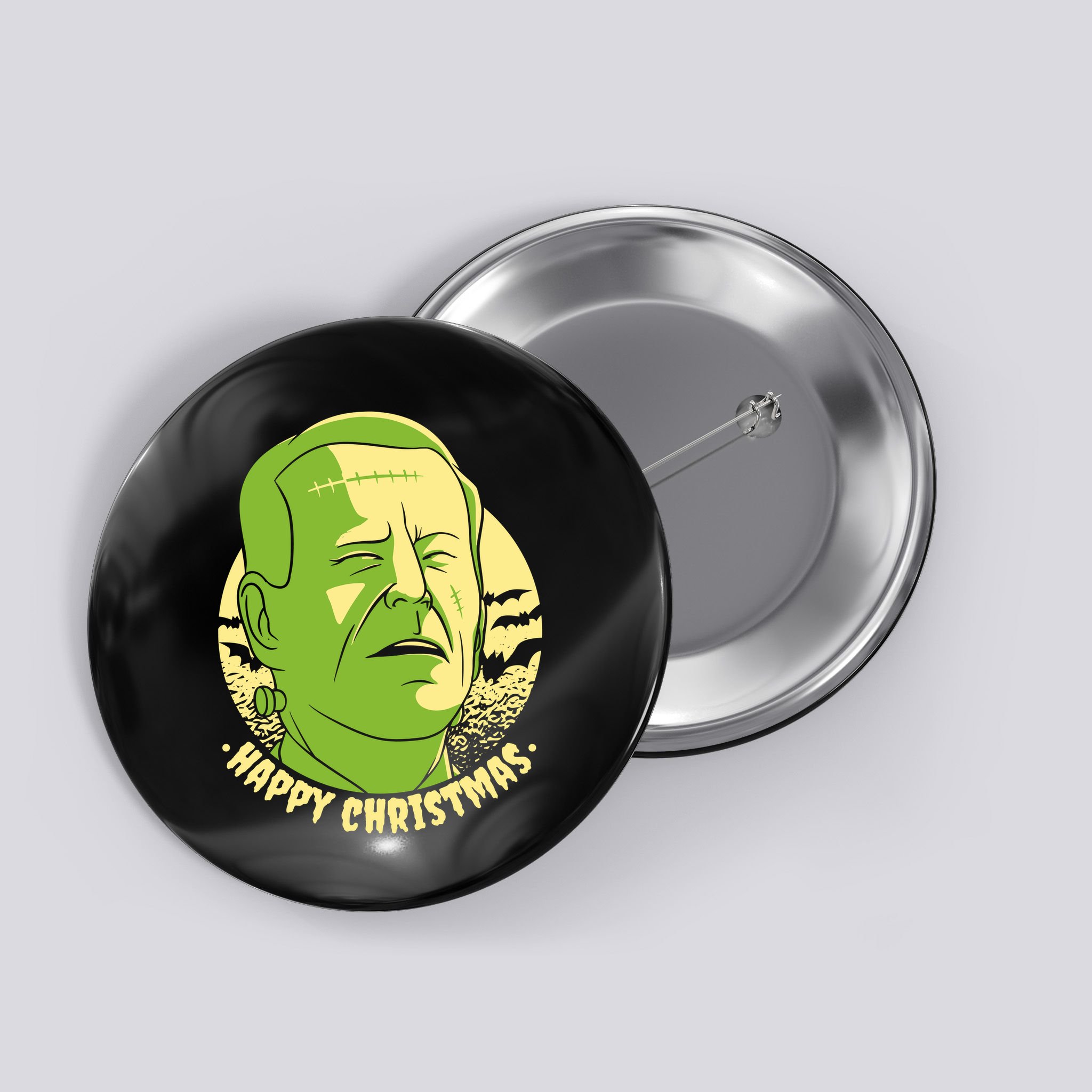 Frankenstein Biden Halloween Funny Button