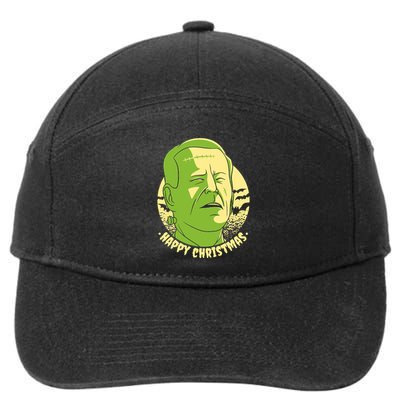 Frankenstein Biden Halloween Funny 7-Panel Snapback Hat