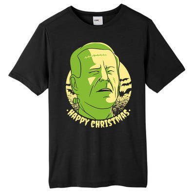 Frankenstein Biden Halloween Funny Tall Fusion ChromaSoft Performance T-Shirt