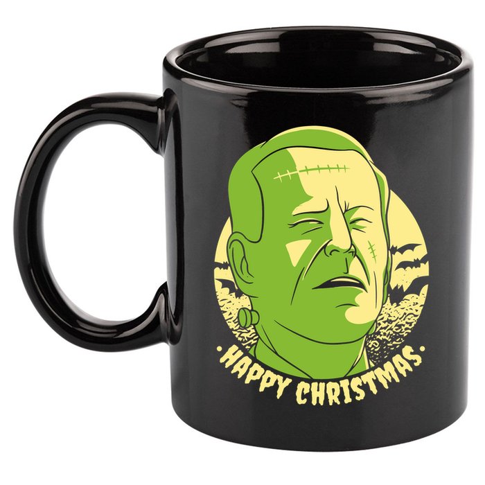 Frankenstein Biden Halloween Funny 11oz C Handle Ceramic Mug
