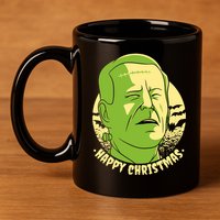 Frankenstein Biden Halloween Funny 11oz C Handle Ceramic Mug