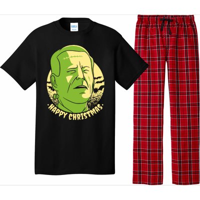 Frankenstein Biden Halloween Funny Pajama Set