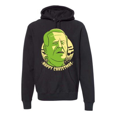 Frankenstein Biden Halloween Funny Premium Hoodie