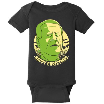 Frankenstein Biden Halloween Funny Baby Bodysuit