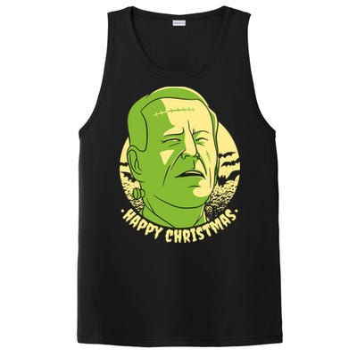 Frankenstein Biden Halloween Funny PosiCharge Competitor Tank