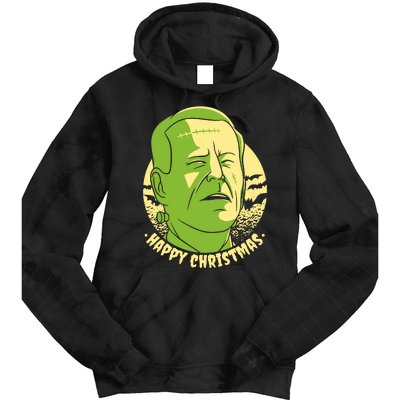 Frankenstein Biden Halloween Funny Tie Dye Hoodie