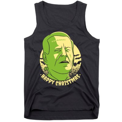 Frankenstein Biden Halloween Funny Tank Top