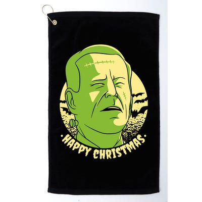 Frankenstein Biden Halloween Funny Golf Towel