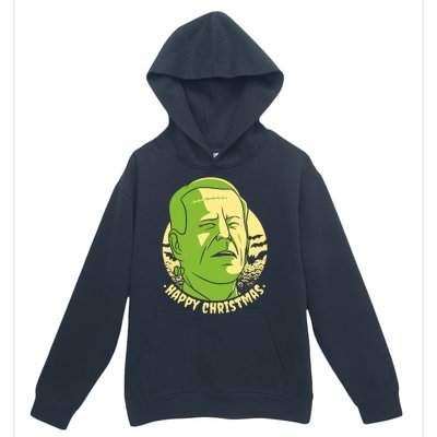 Frankenstein Biden Halloween Funny Urban Pullover Hoodie