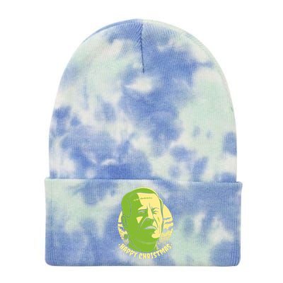 Frankenstein Biden Halloween Funny Tie Dye 12in Knit Beanie